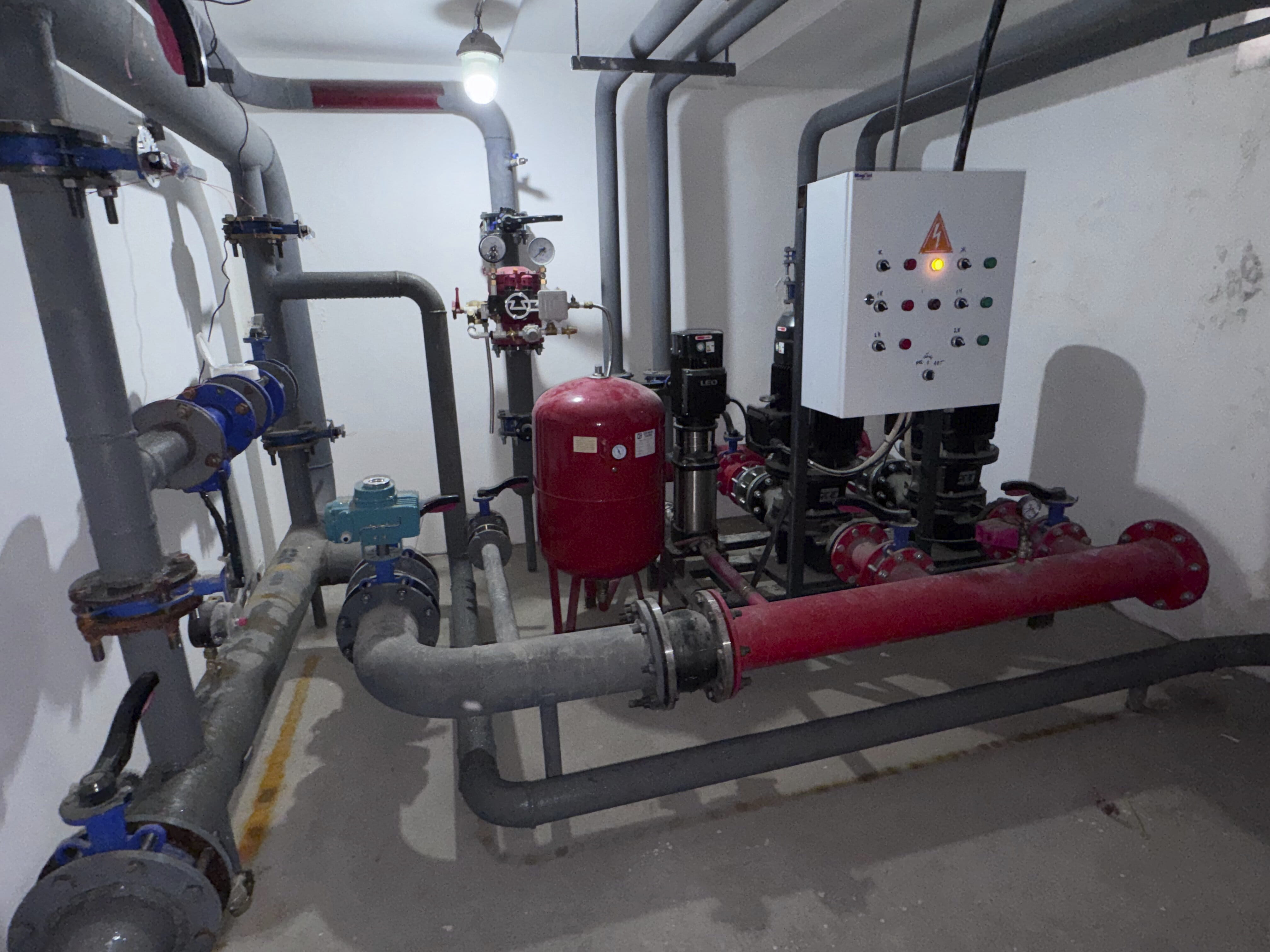 Pumping station installation