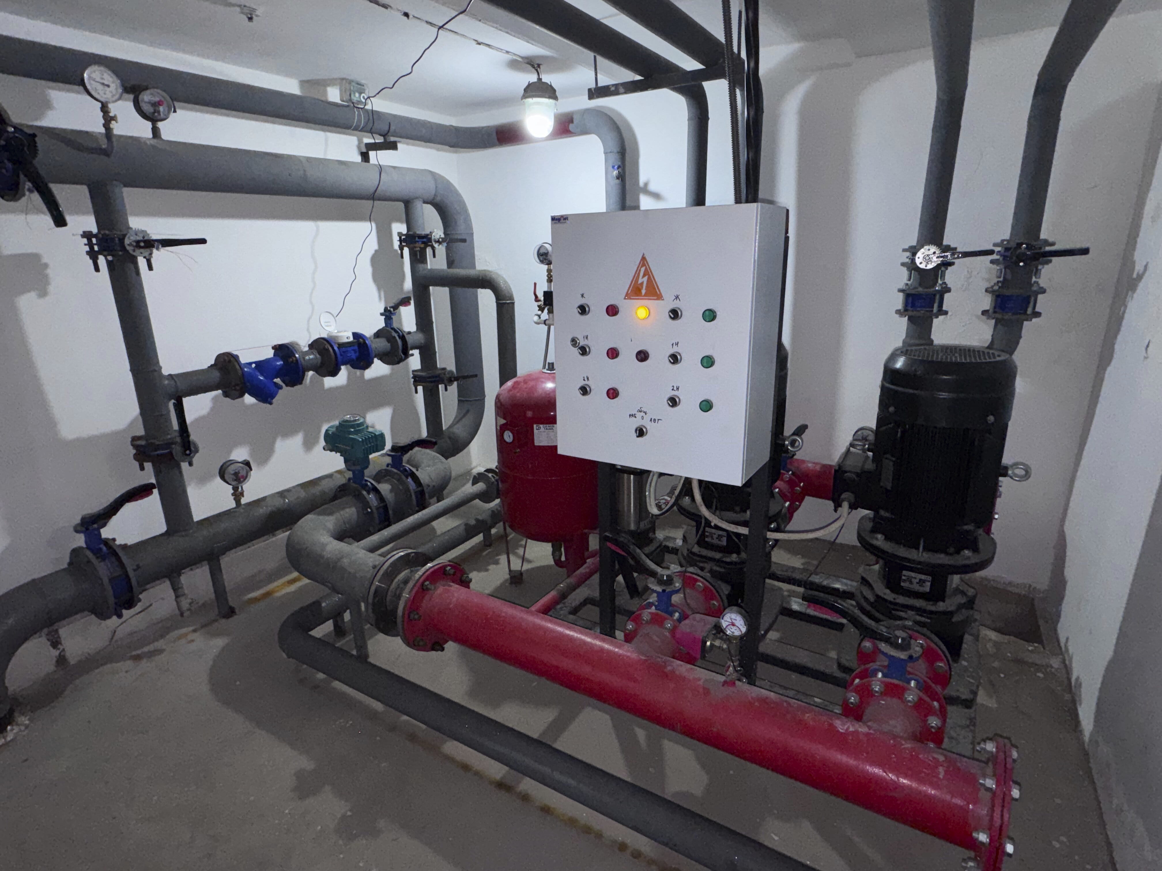 Pumping station installation